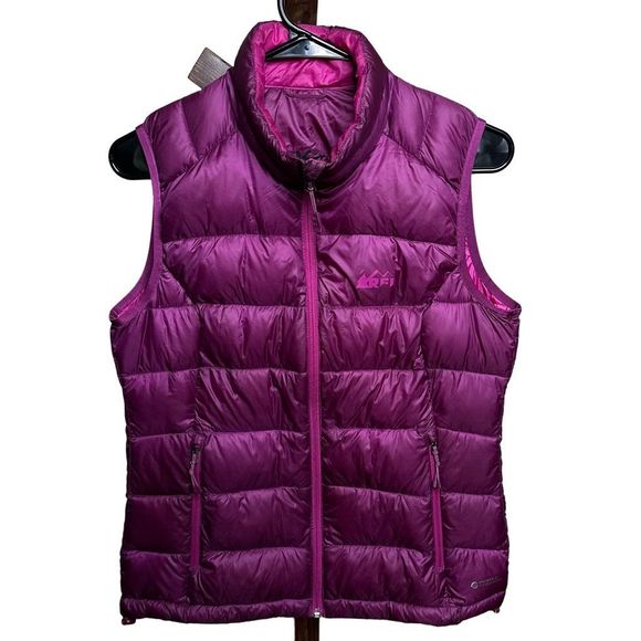REI Puffer Down Vest Womens Small - Picture 1 of 3